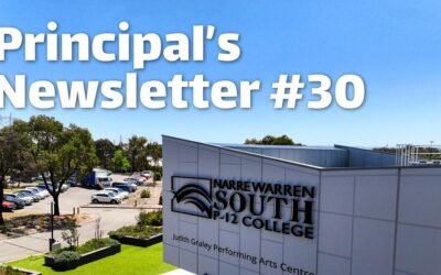 Narre Warren South P 12 College – Video Newsletter #30